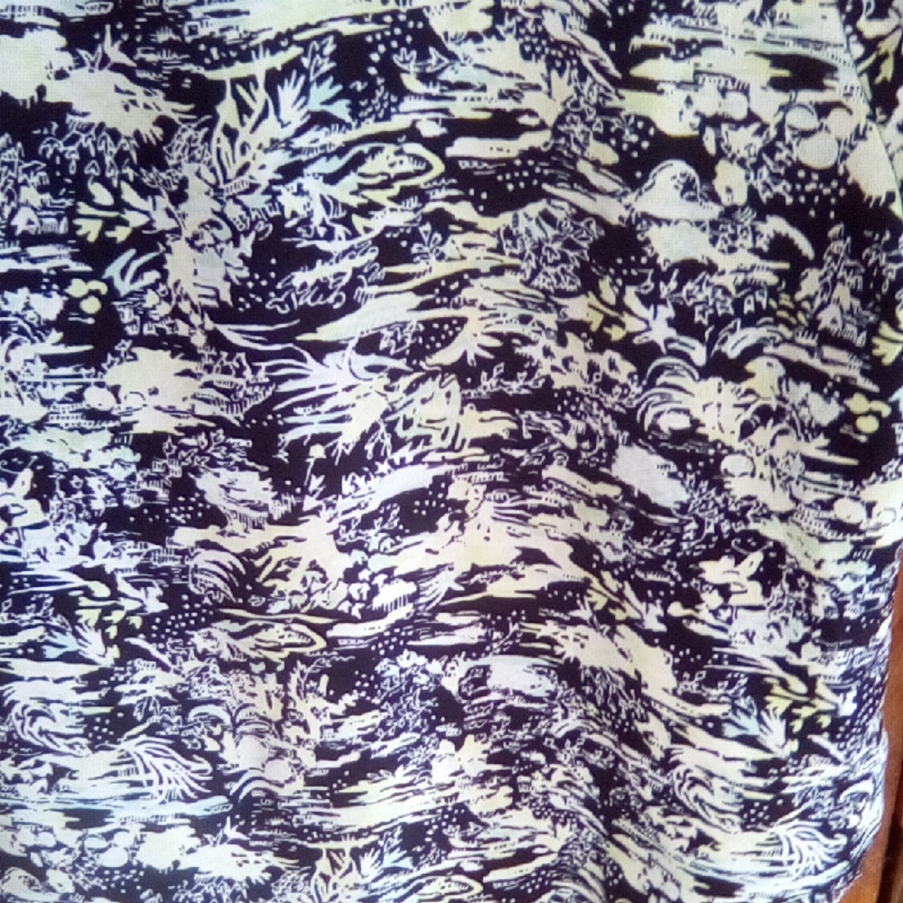 Christopher & Banks Monochrome Patterned Blouse - Picture 12 of 16
